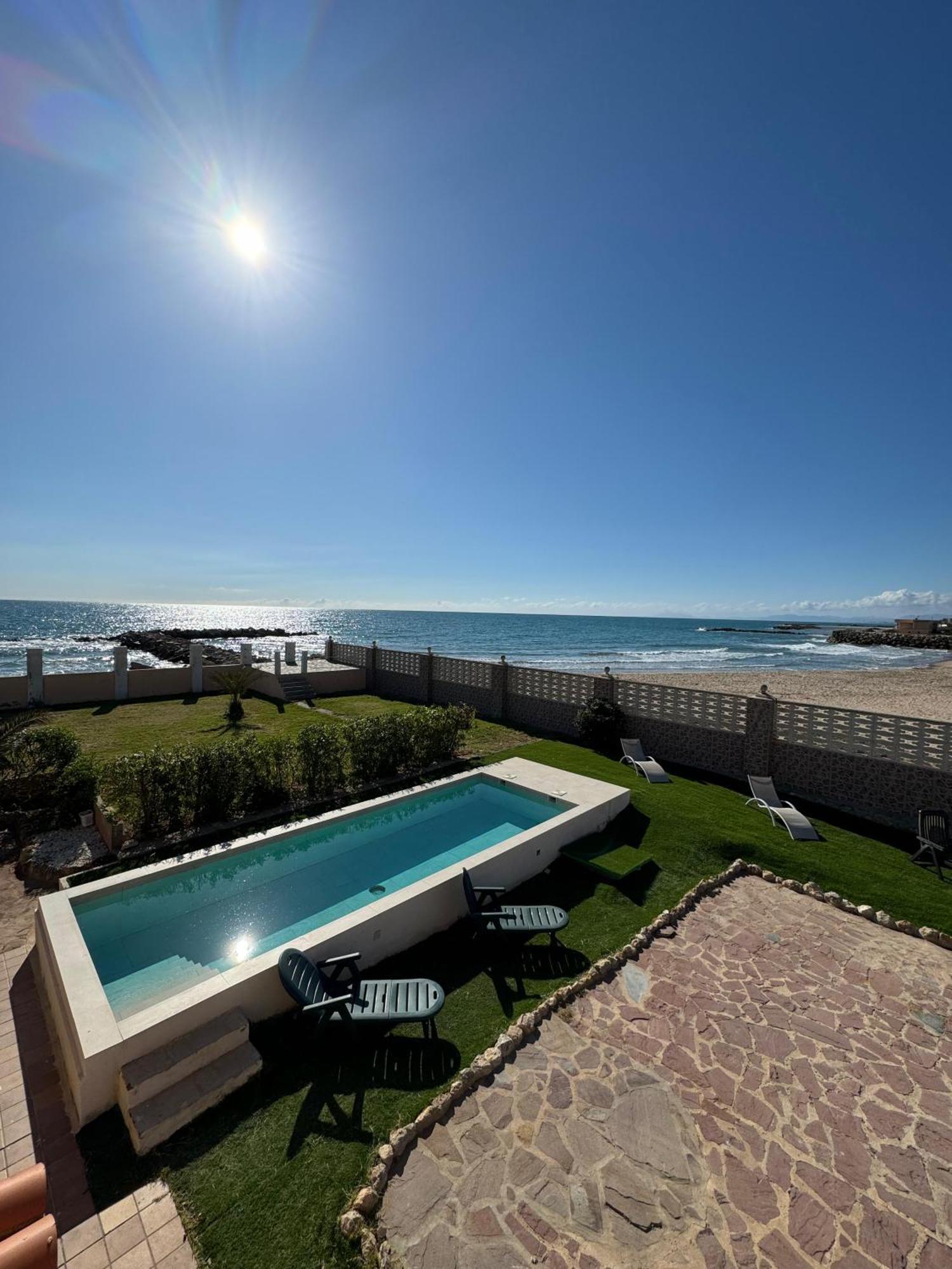 Villa Oasis En La Playa: Piscina Y Relax Cullera Esterno foto